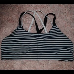 Striped Sports Bra